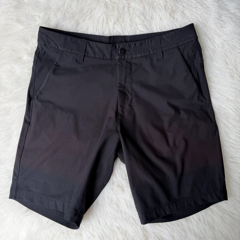Lululemon Commission Short Slim *Warpstreme 9" Black sz 30 mens